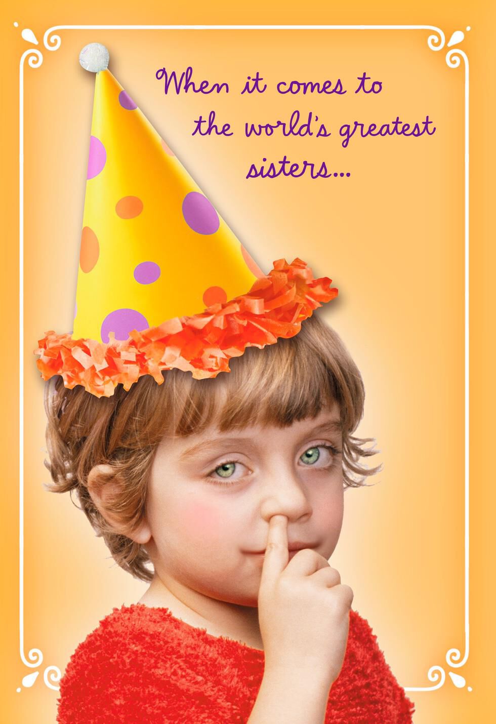One of My Top Picks Funny Birthday Card for Sister ...