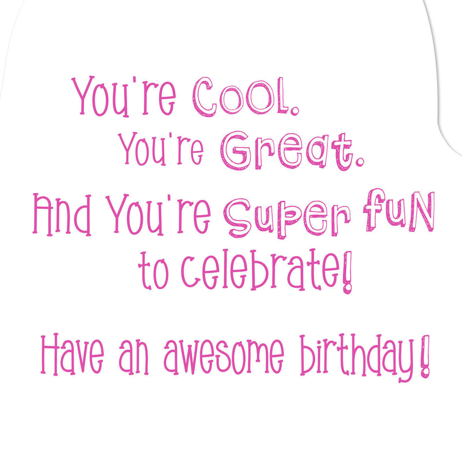 Girl in Baseball Cap 7th Birthday Card for Her Sentiment image number 2