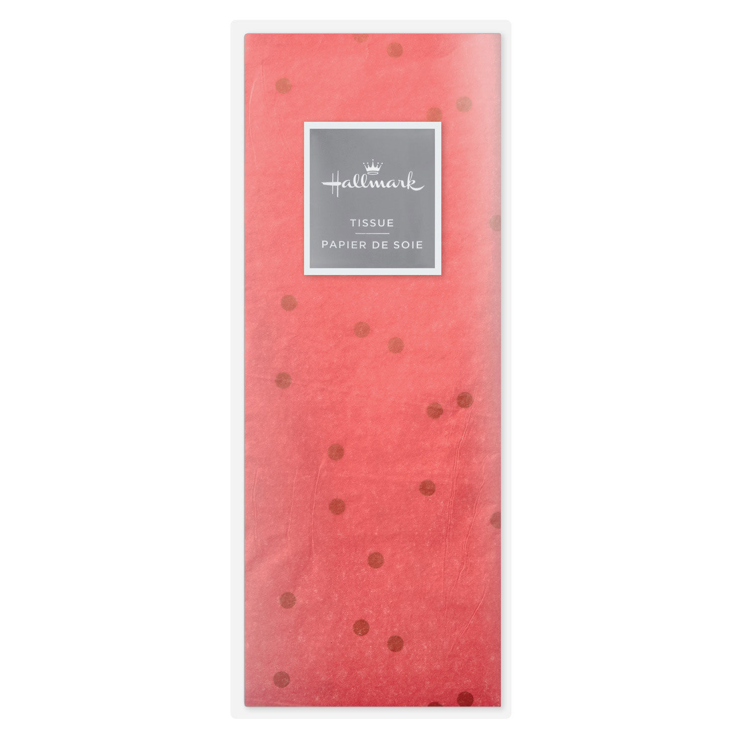 Gold Dots on Coral Tissue Paper, 6 sheets, , large image number 5