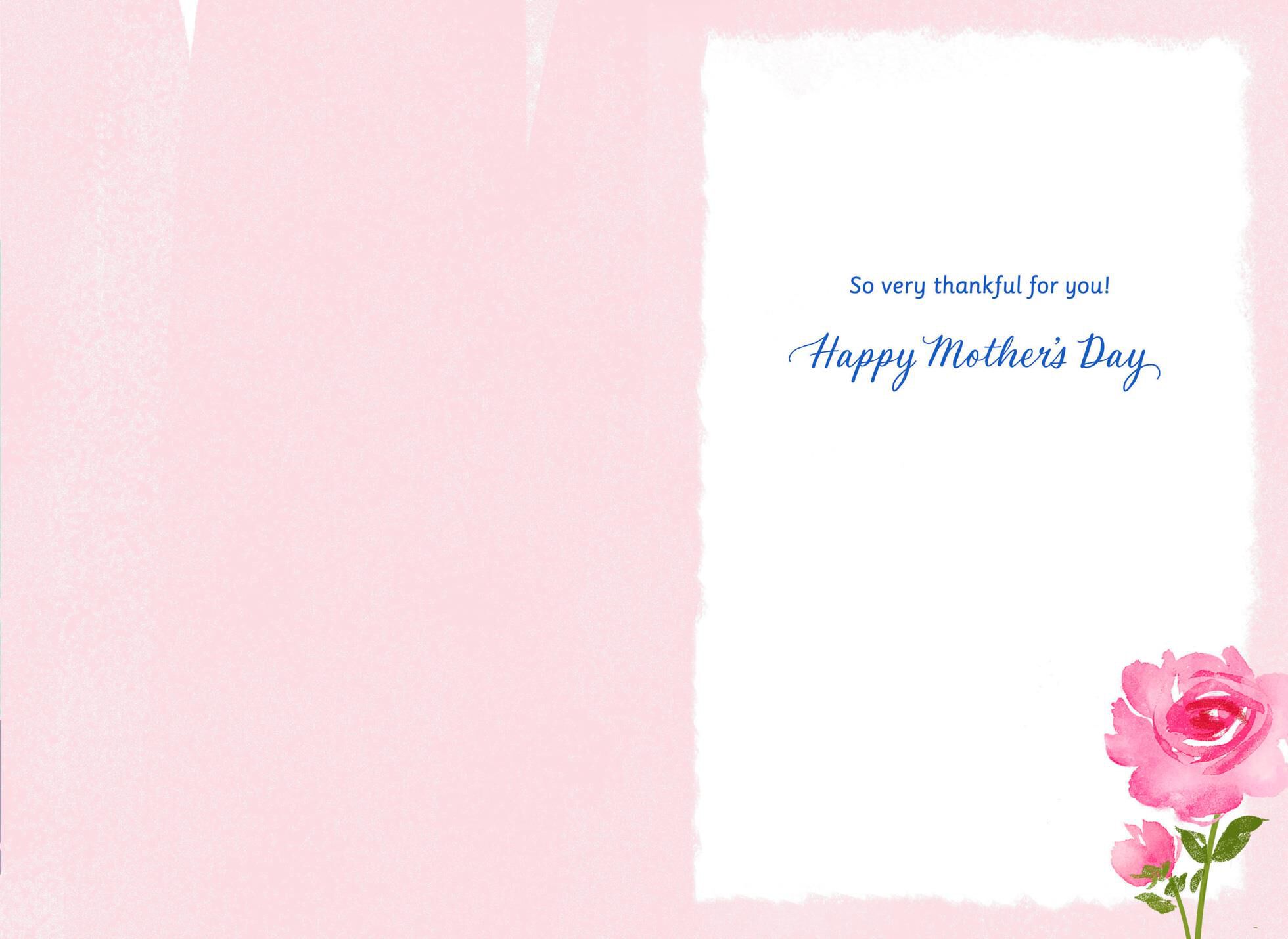 Thankful for Nana's Love Pink Purse Mother's Day Card