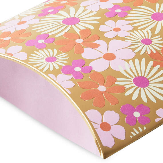 Pink and Orange Floral Pillow Box, , large image number 3