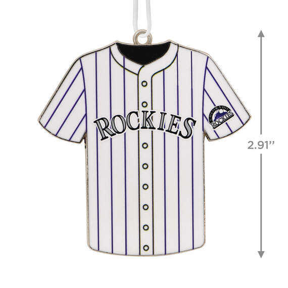 MLB Colorado Rockies™ Baseball Jersey Metal Hallmark Ornament, , large image number 3