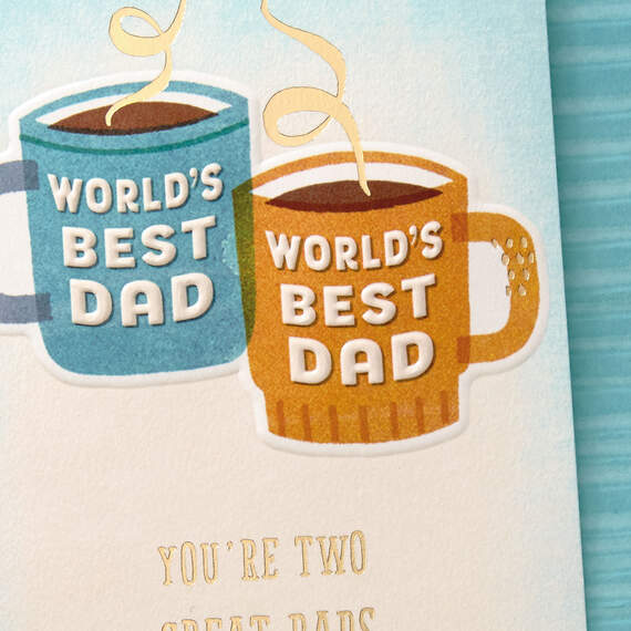 Two Great Dads Father's Day Card for Couple, , large image number 4