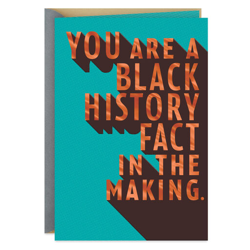 Black History in the Making Birthday Card for Him, 