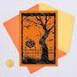 Pumpkin on Fence Happy Halloween Card, , large image number 5