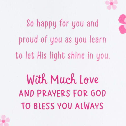 So Happy and Proud Religious First Communion Card for Daughter, 