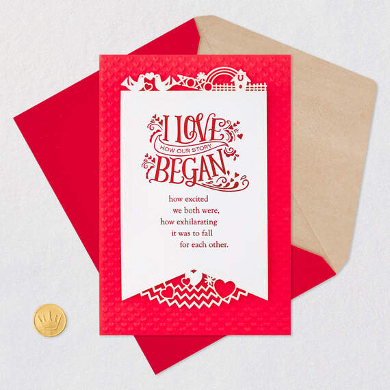 I Love the Story of Us Romantic Valentine's Day Card, , large image number 6