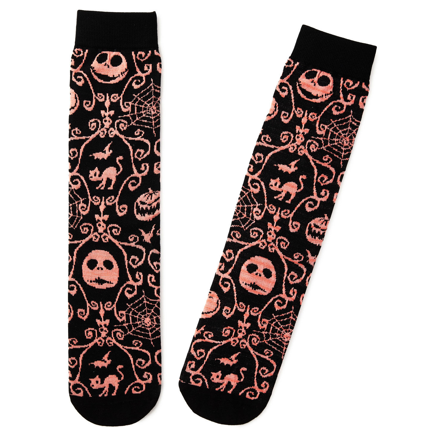 Disney Tim Burton's The Nightmare Before Christmas Color-Changing Novelty Crew Socks