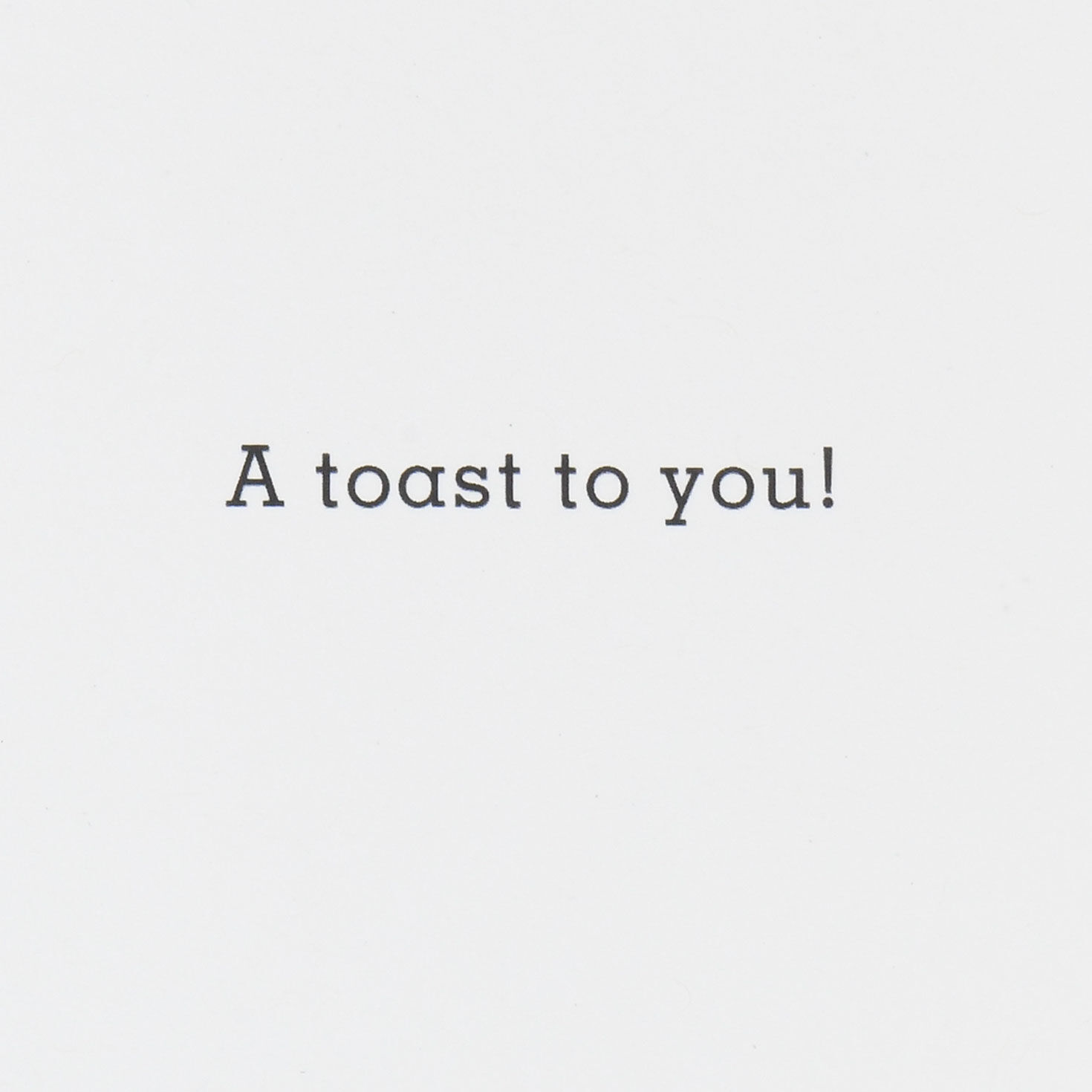 Toast With Eyes Funny Congratulations Card Sentiment image number 2