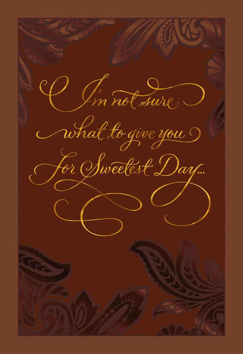 All My Love Romantic Sweetest Day Card for Husband