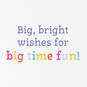 Big Bright Wishes Birthday Card, , large image number 2