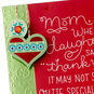 Holiday Heart Charms Mom Christmas Card From Daughter Card Front Detail image number 4