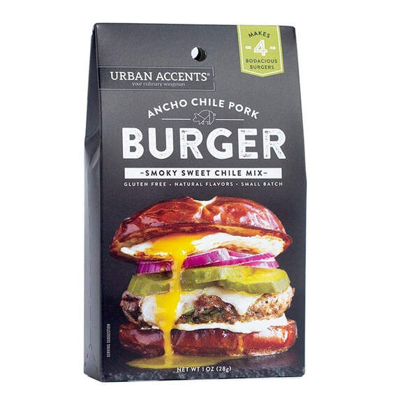 Urban Accents Ancho Chili Pork Burger Seasoning Mix, 1 oz., , large image number 1
