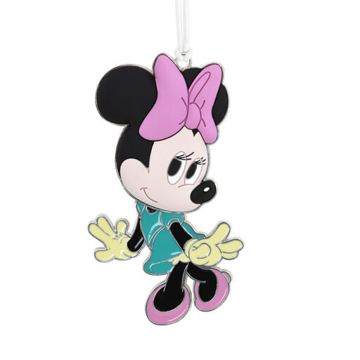 Disney Minnie Mouse Metal With Dimension Hallmark Ornament, 