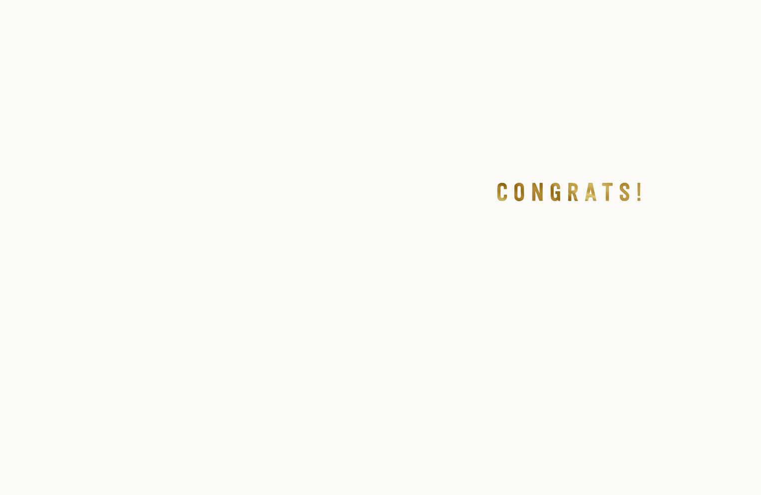 Oh My Goodness Congratulations Card