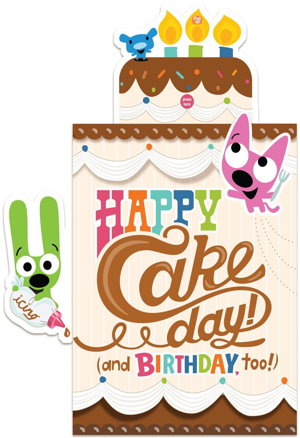 Pop-Up Birthday Cake Sound Card