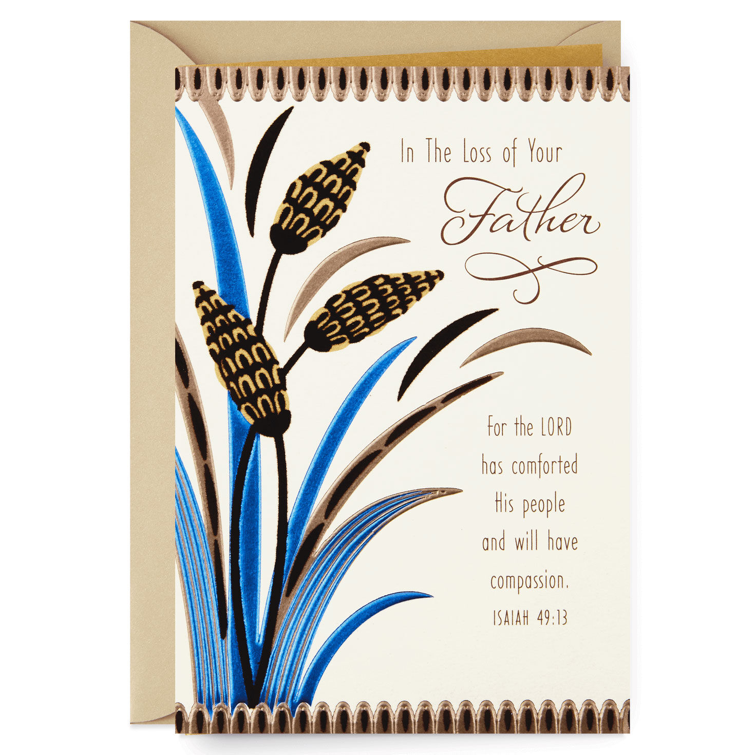 Lasting Legacy Religious Sympathy Card for Loss of Father