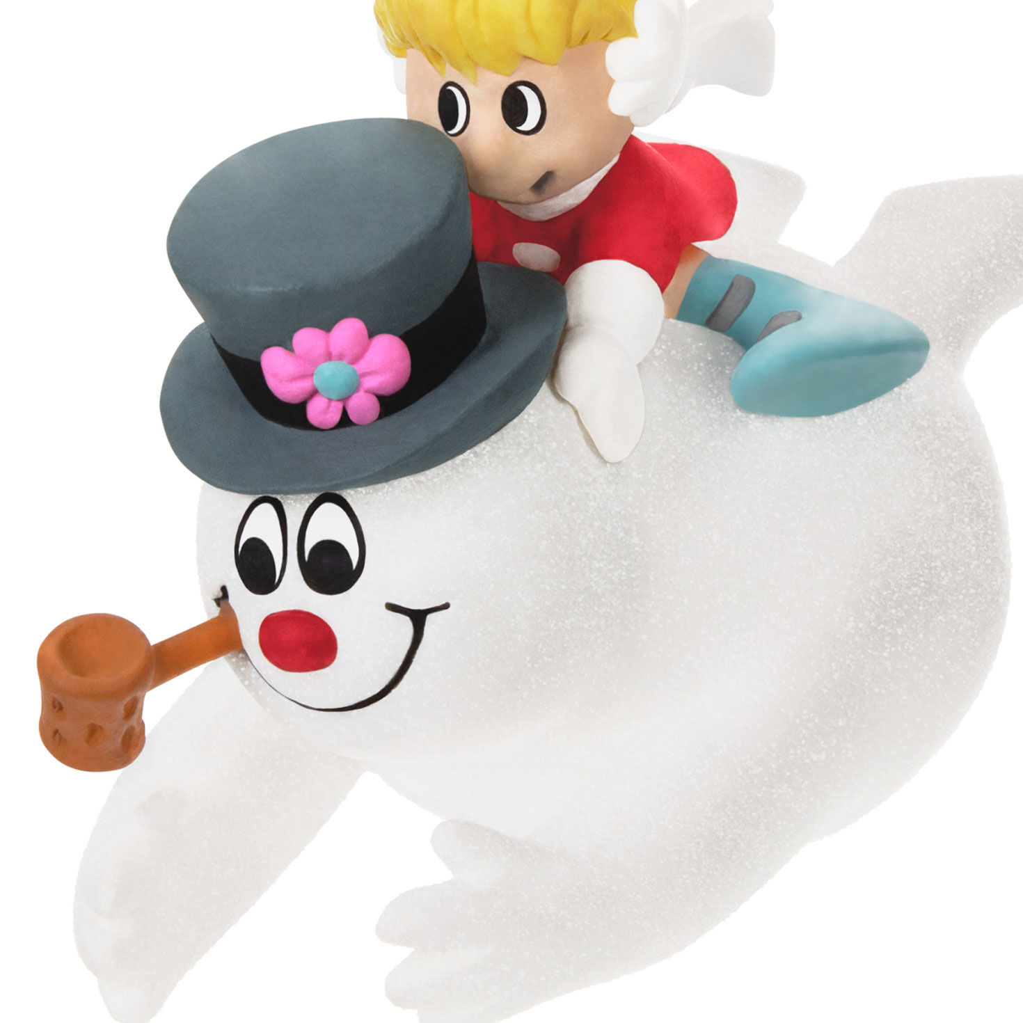 Frosty the Snowman and Karen Keepsake Ornament closeup view image number 5