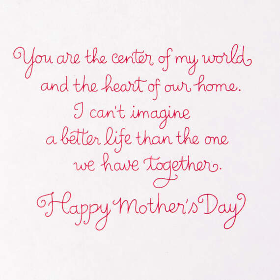 I Love Our Life Together Mother's Day Card for Wife, , large image number 2
