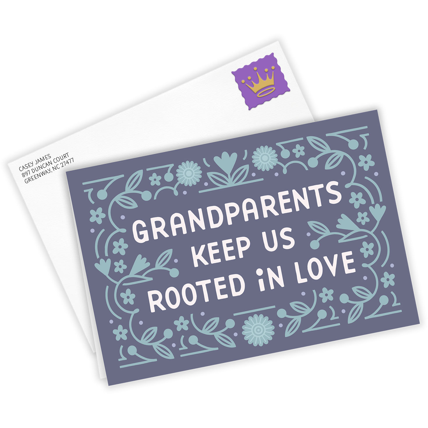 Grandparents Keep Us Rooted in Love Custom Card, , large image number 2