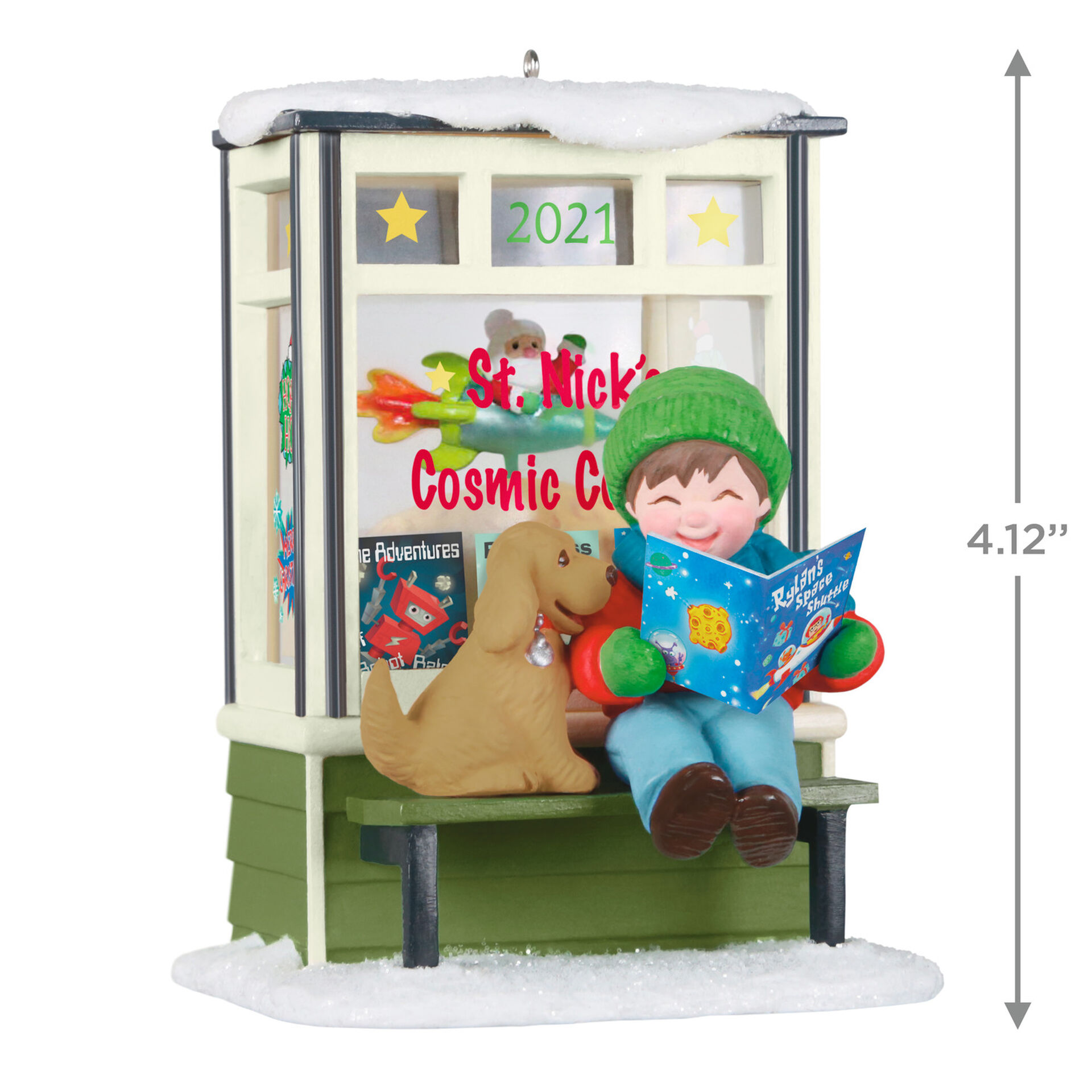 Christmas Window 21 Exclusive Ornament Keepsake Ornament Club Hallmark