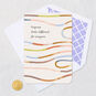 Multicolor Lines Recovery Support Get Well Card Card Front with Envelope and Gold Seal image number 5