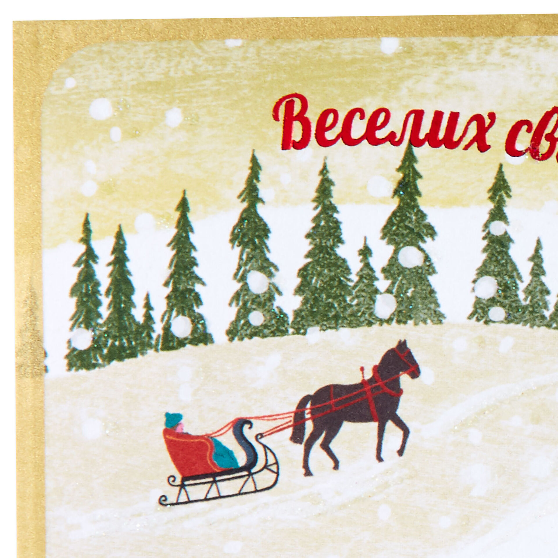 Beautiful and Meaningful Wishes UkrainianLanguage Christmas Card