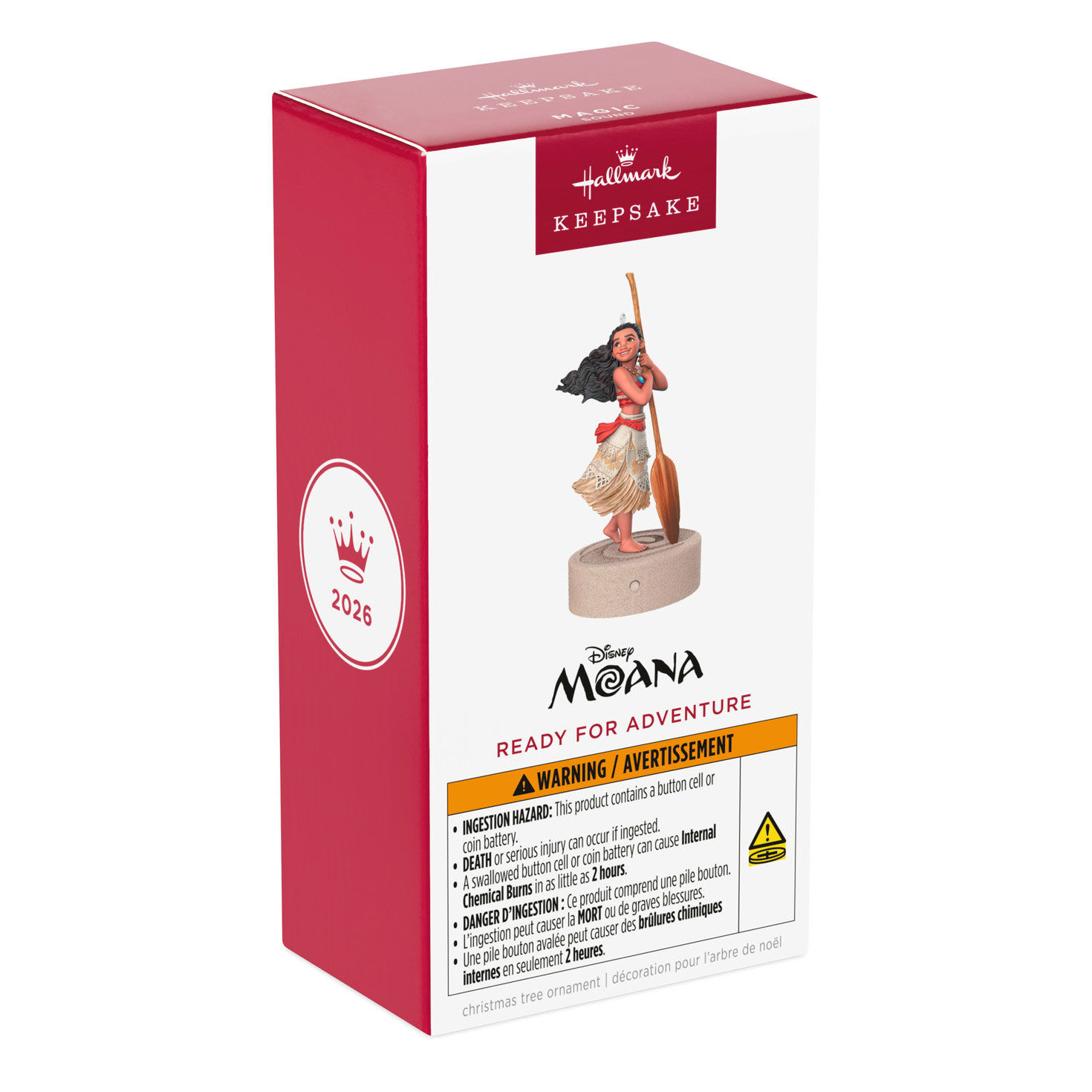 Disney Moana With Oar Keepsake Ornament Package Front image number 7