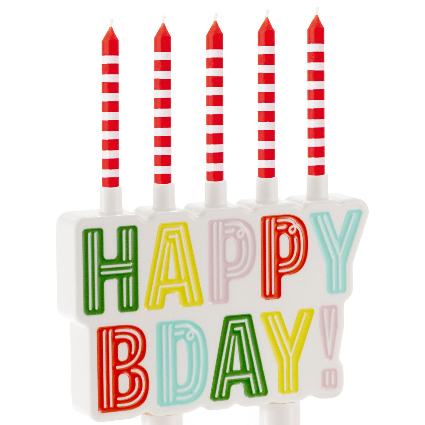 Happy Birthday Candle Holder, , large image number 2