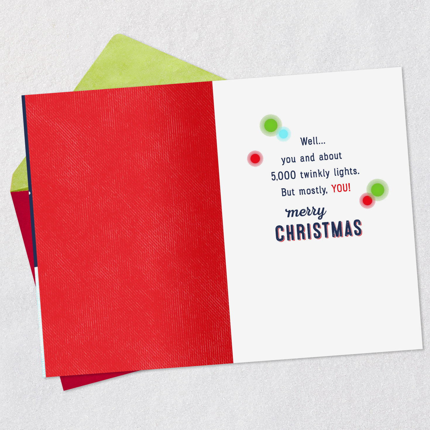 You Make the Holidays Extra Bright Christmas Card for Grandson, , large image number 3