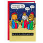 The Three Wise Cats Funny Christmas Card, , large image number 1