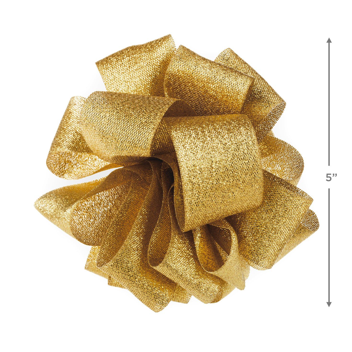 5" Gold Metallic Gift Bow for only USD 3.99 | Hallmark