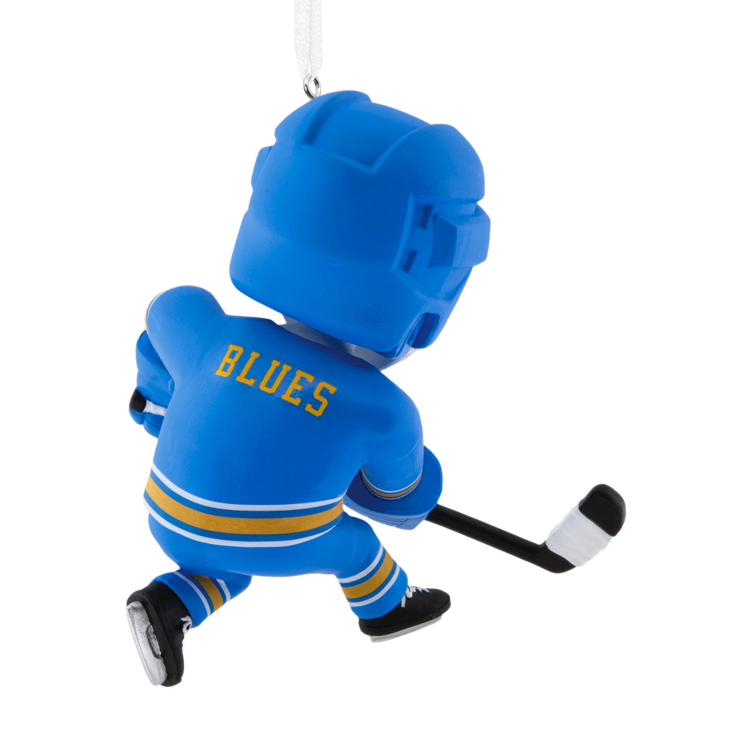 St. Louis Blues Hockey Player Christmas Ornament back image number 6