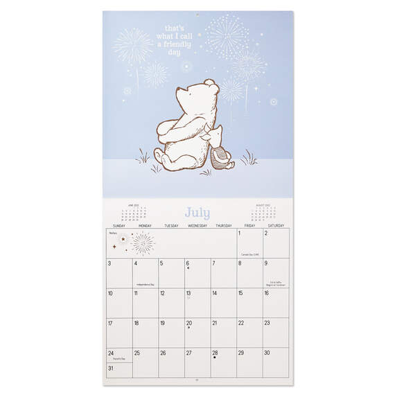 Disney Winnie the Pooh® 2022 Wall Calendar, 12-Month, , large image number 2
