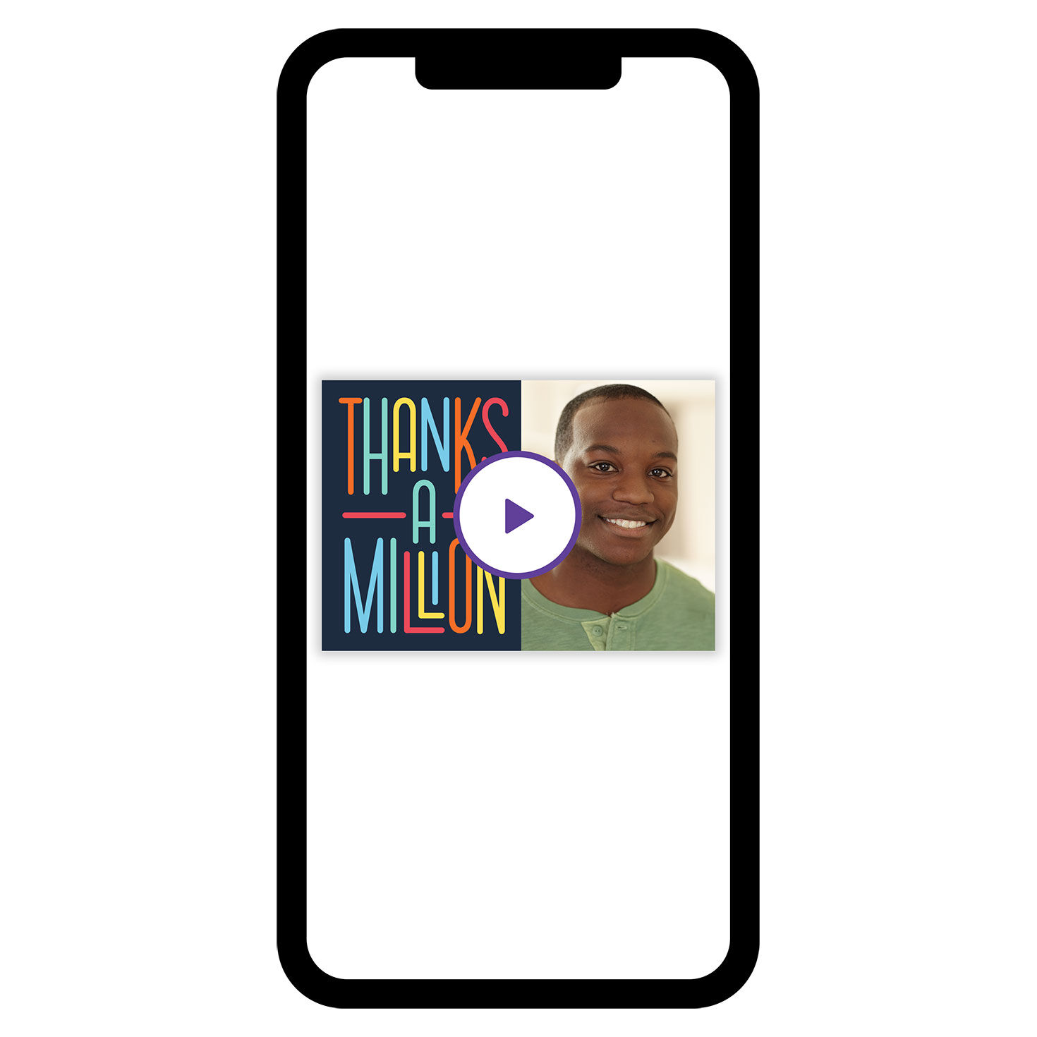 Thanks a Million Thank You Photo eCard