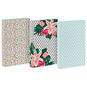 Make her day with this set of three medium-sized gift boxes in an assortment of feminine designs. 2-piece boxes all feature pink bases with polka-dot or floral-patterned tops.  image number 1