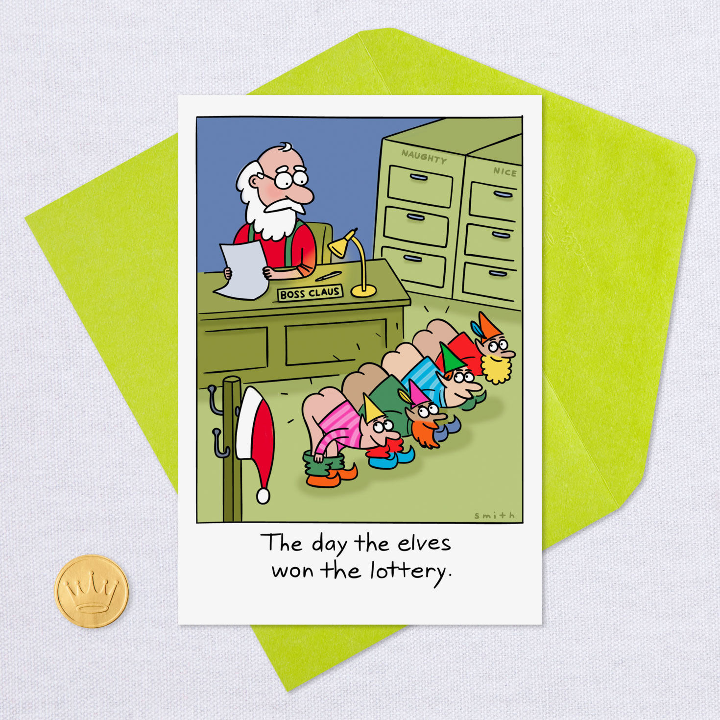 Elves on the Naughty List Funny Christmas Card for only USD 3.49 | Hallmark