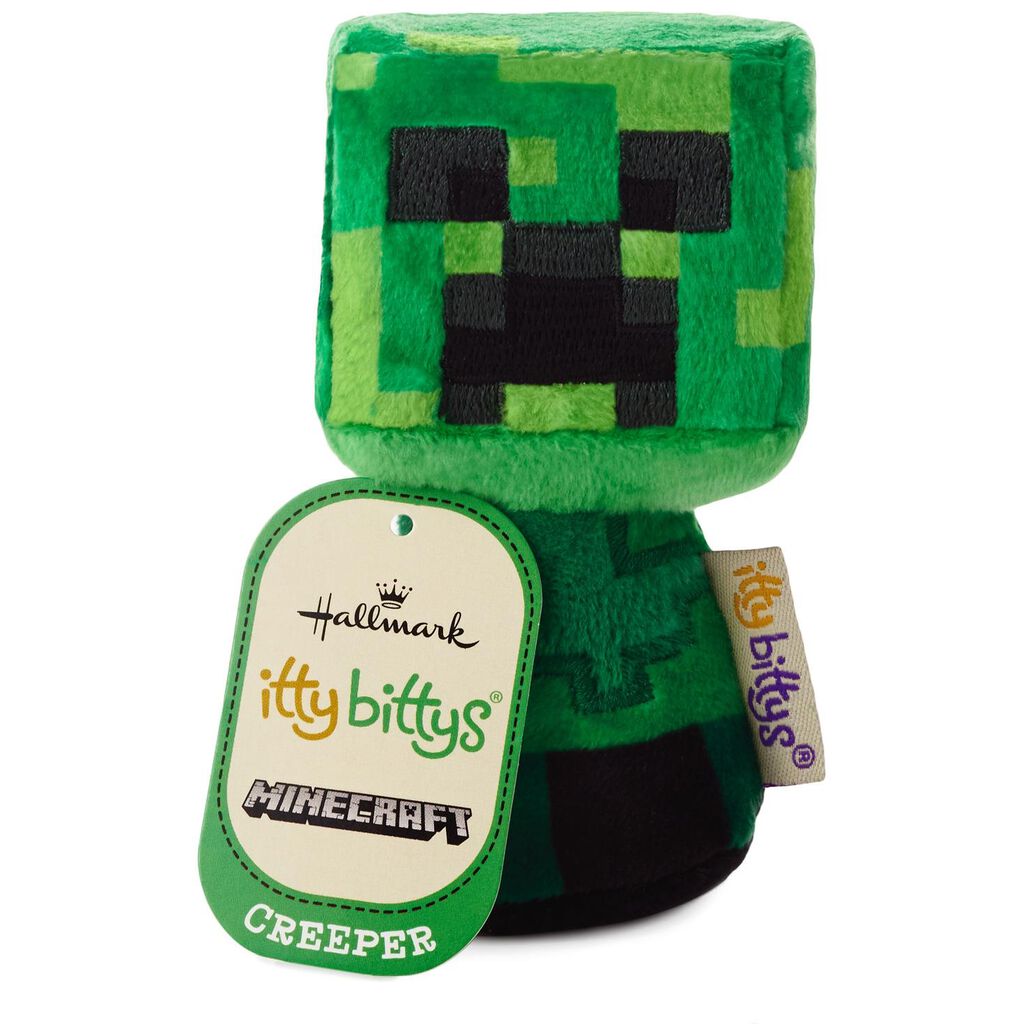 Itty Bittys Minecraft Creeper Plush Itty Bittys Hallmark