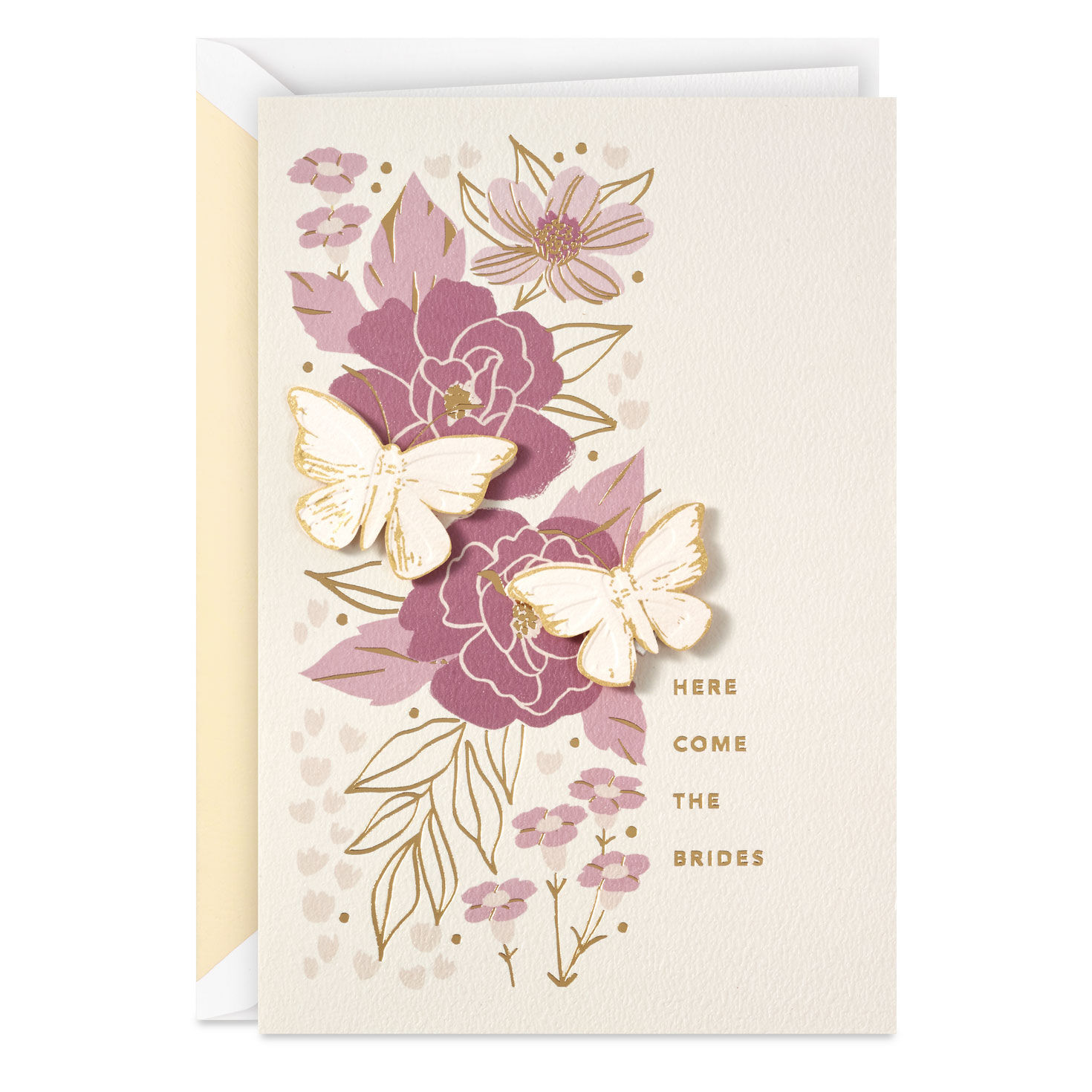 Here Come the Brides Wedding Card