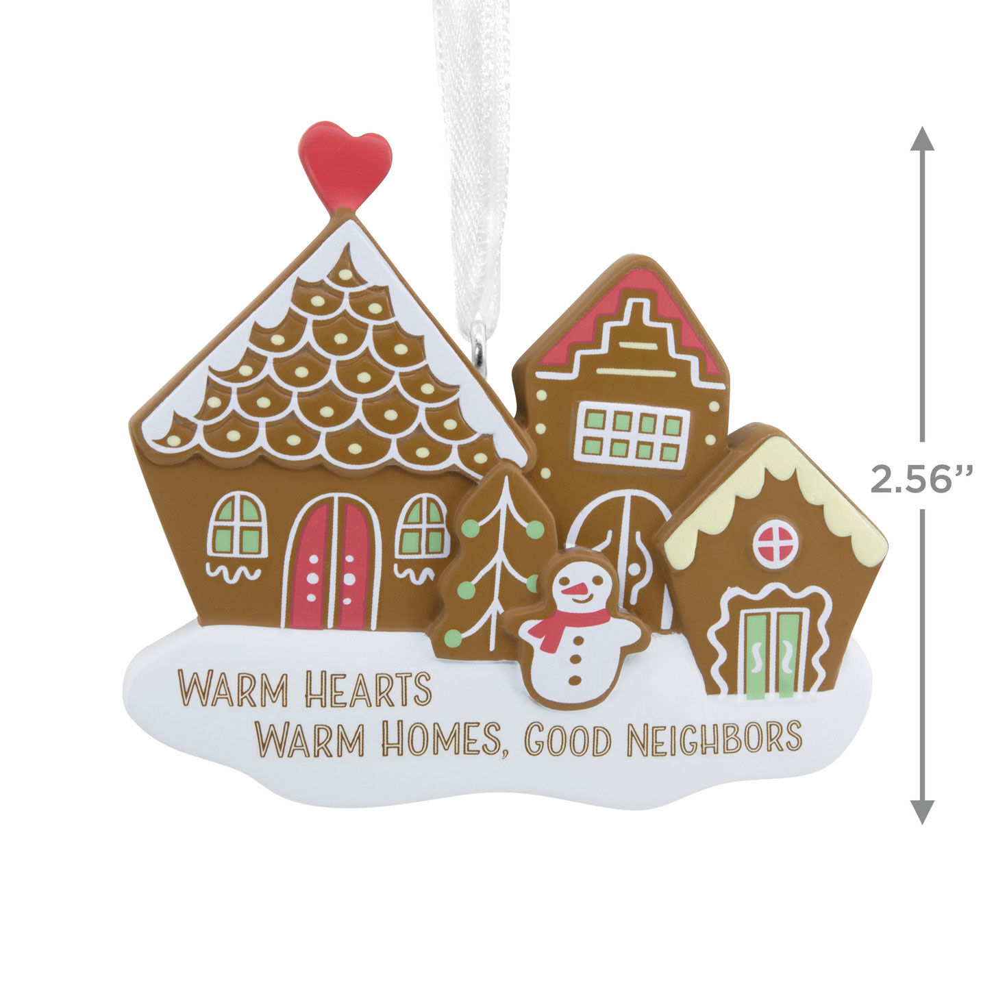 Warm Homes Good Neighbors Christmas Ornament measurement image number 3