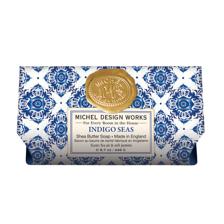 Michel Design Works Indigo Seas Large Bath Soap Bar