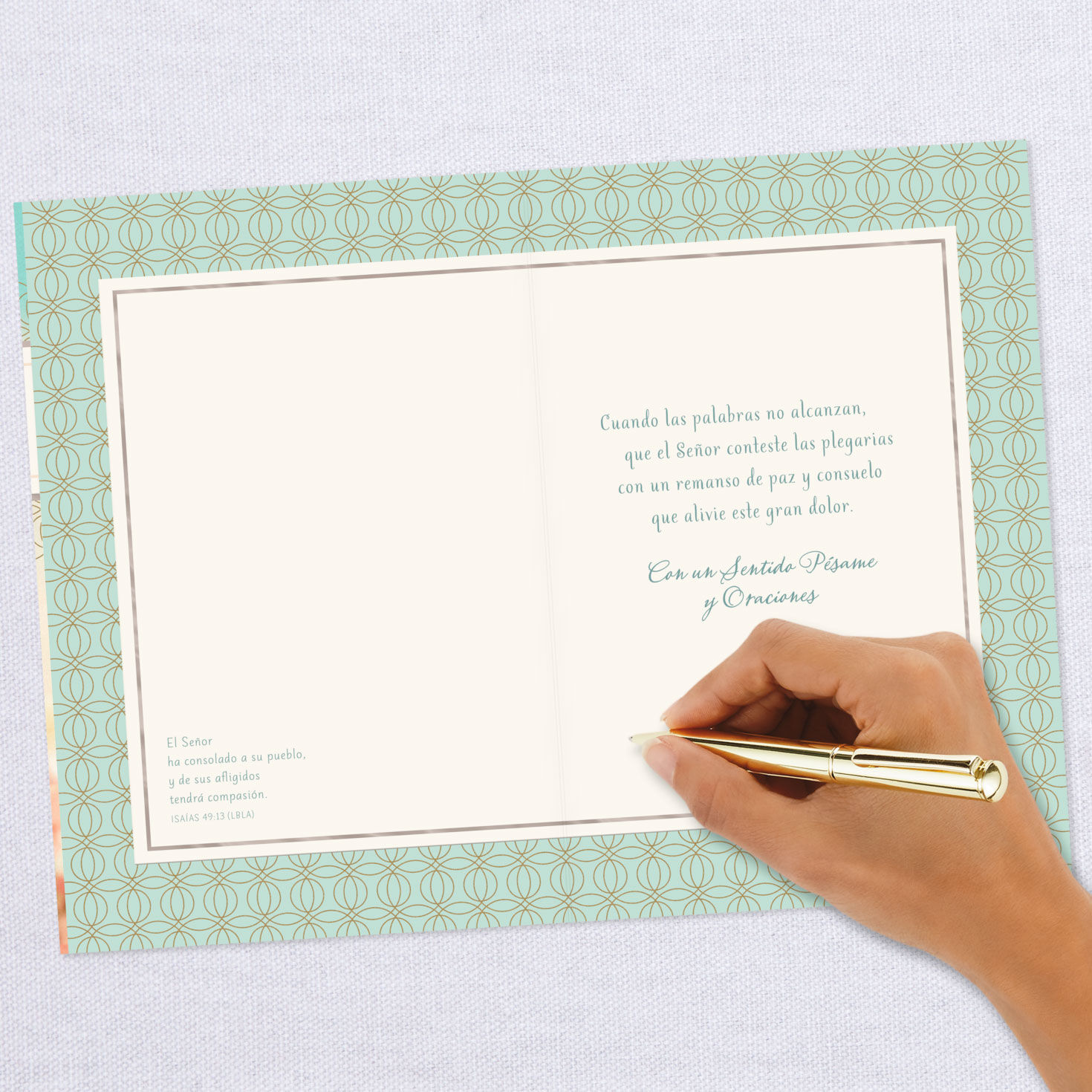Peace and Comfort Religious Spanish-Language Sympathy Card for only USD 3.99 | Hallmark