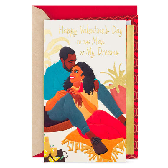 The Man of My Dreams Valentine's Day Card, , large image number 1