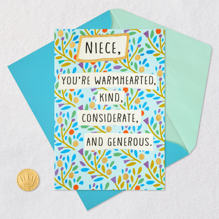 Don't Ever Change Birthday Card for Niece, , large image number 5