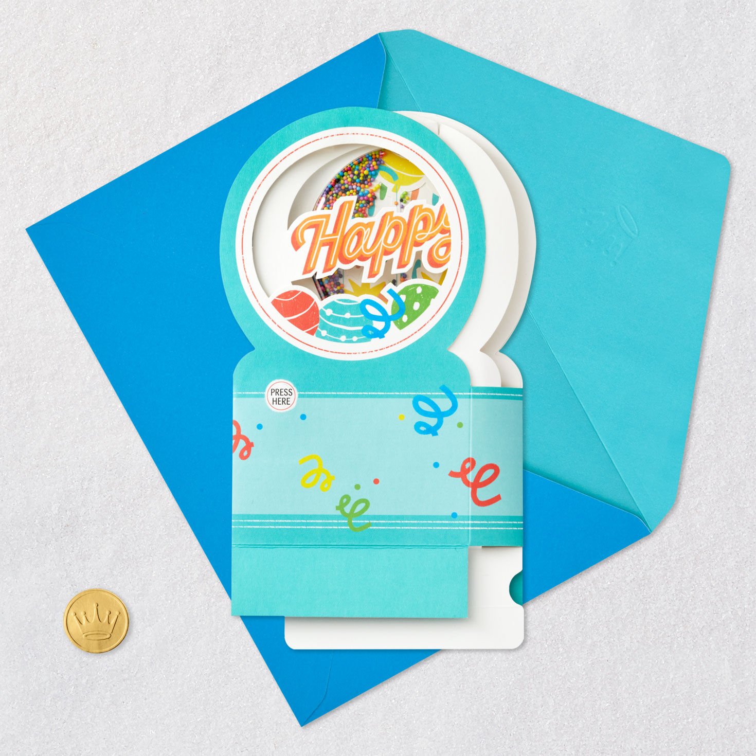 All the Happiness Snow Globe Musical 3D Birthday Card With Motion for only USD 12.99 | Hallmark