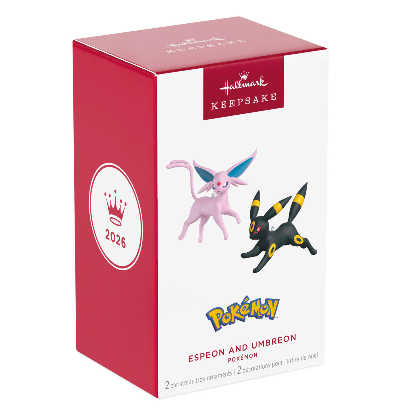 Pink and Gray Pok&eacute;mon Characters Keepsake Ornaments Package Front image number 7