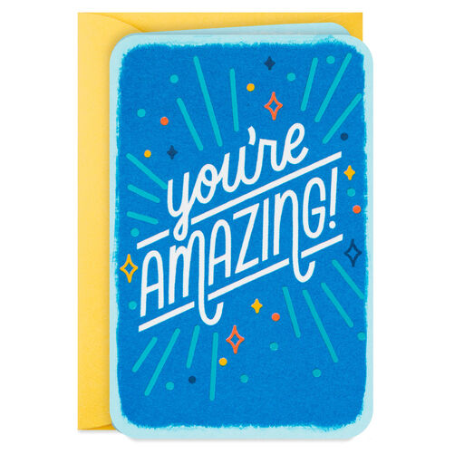 3.25" You're Amazing Blank Card, 