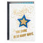 Daughter, You Shine in So Many Ways Graduation Card, , large image number 1