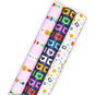 Beads and Hearts Wrapping Paper Roll 3-Pack  image number 1