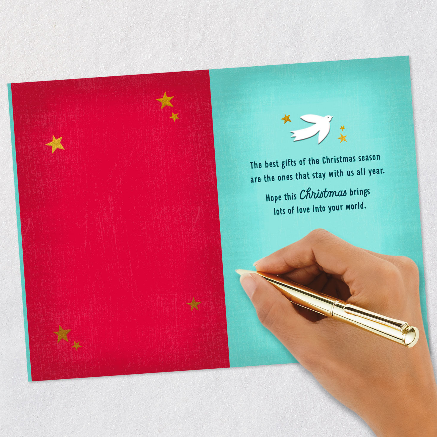 Peace, Love, Joy Christmas Card, , large image number 6